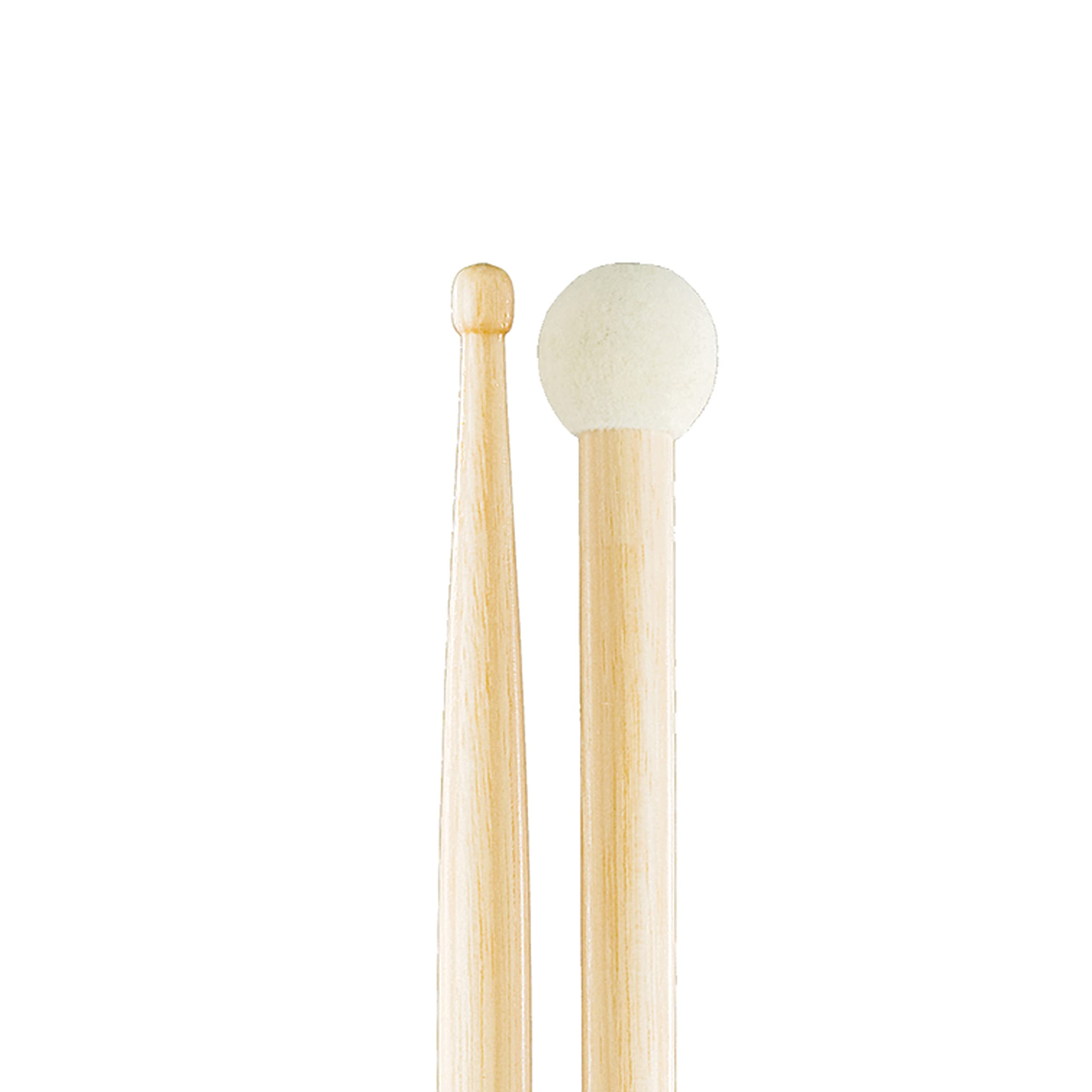 Promark Hickory TXSD5W Light Multi Percussion Stick, Wood tip, Felt Butt