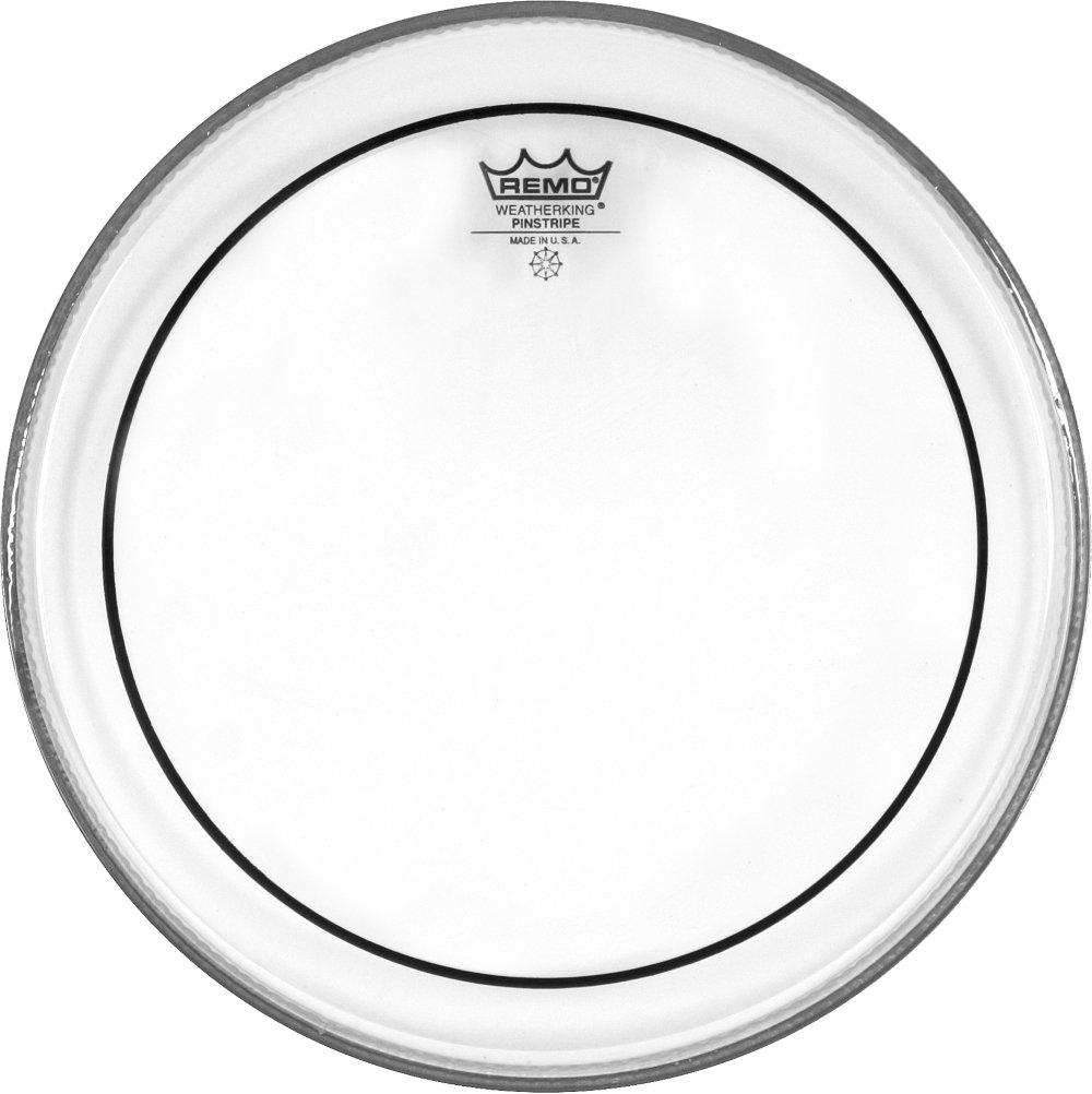 Remo PP-1470-PS Pinstripe Clear Tom Drumhead Pack – 10″, 12″ & 16″