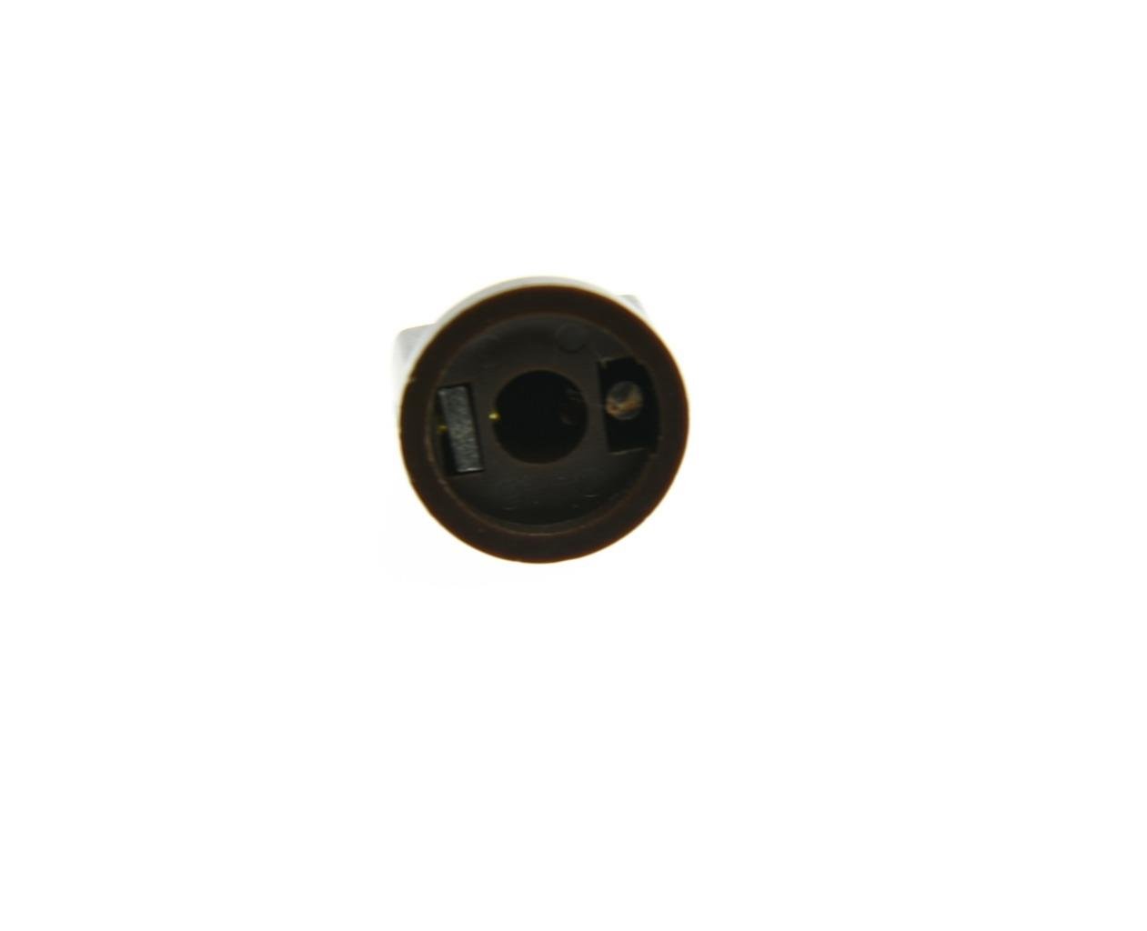 KAISH 10pcs Guitar AMP Effect Pedal Knobs Pointer Knob with Set Screw Brown