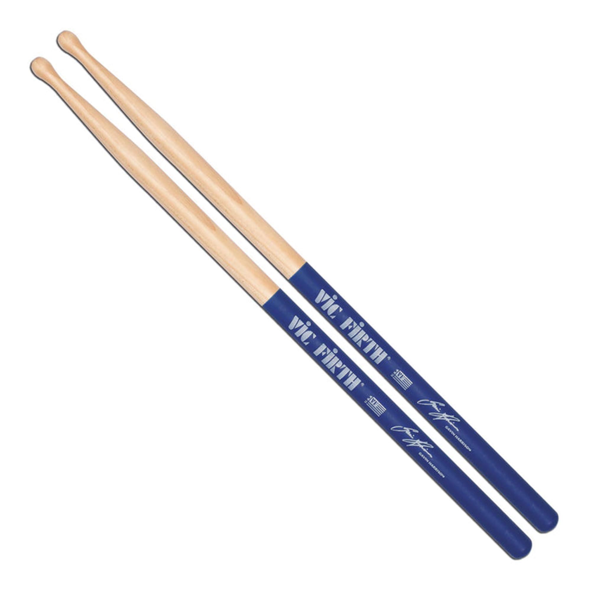 Vic Firth Signature Series Gavin Harrison Drumsticks – 3‑Pack Bundle with Austin Bazaar Polishing Cloth