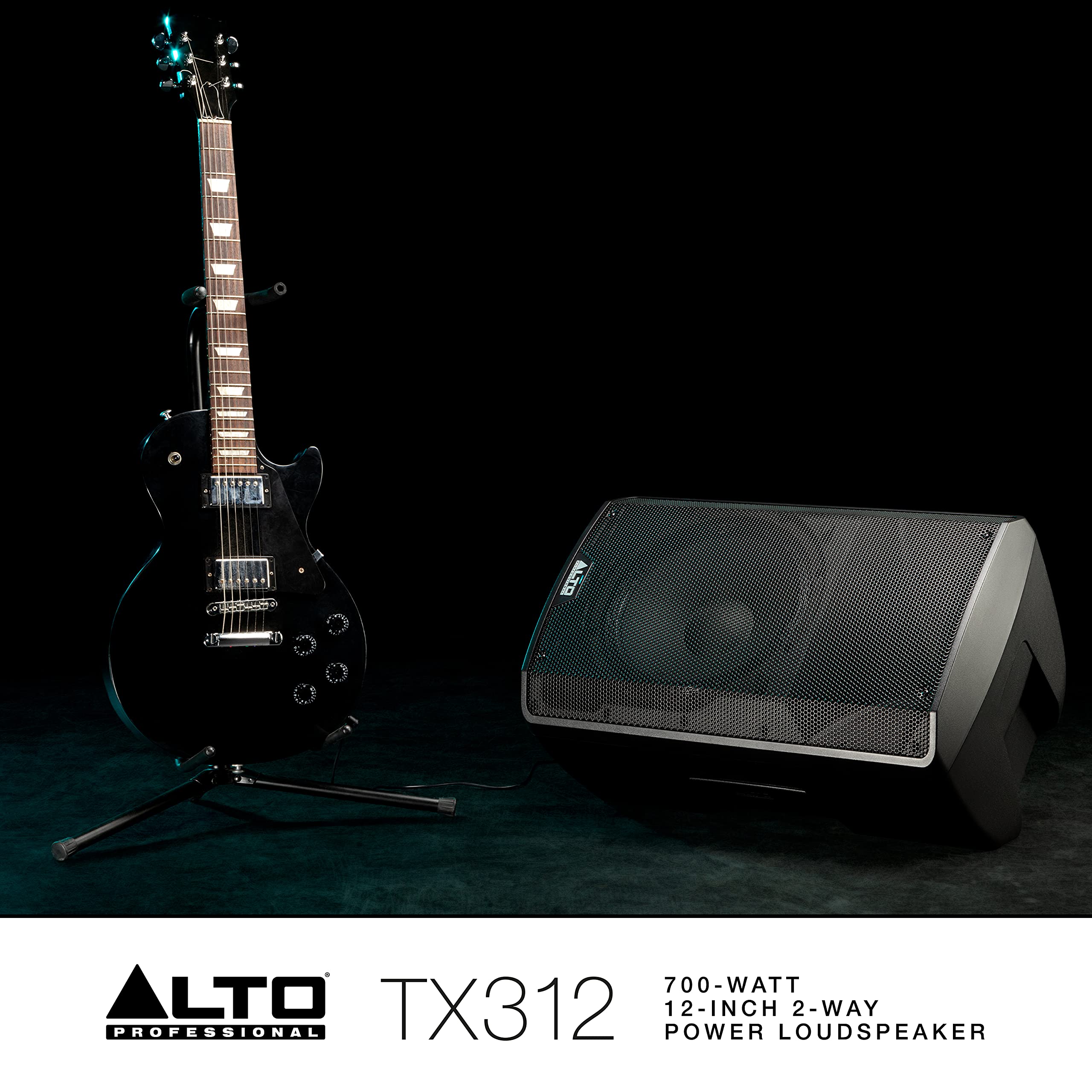 ALTO TX312 700W Powered DJ Speakers, PA System with 12″ 2 Way, Signal Limiting and Switchable Mic Line Preamp and XLR In/Out