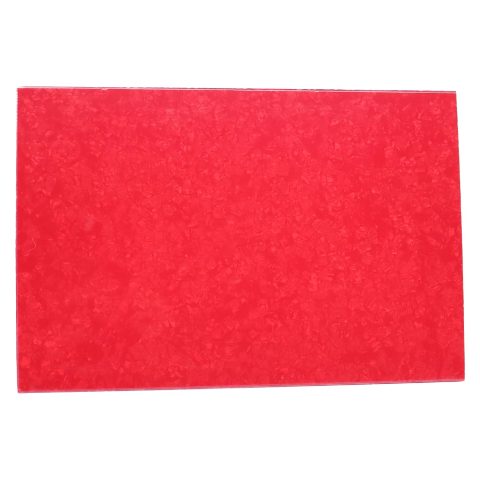 11.6″x17″ inch DIY Guitar Bass Pickguard Blank Material Sheet – Scratch Resistant Backplate for Strat/Tele Guitars & Jazz/P Bass (4Ply Red pearl)