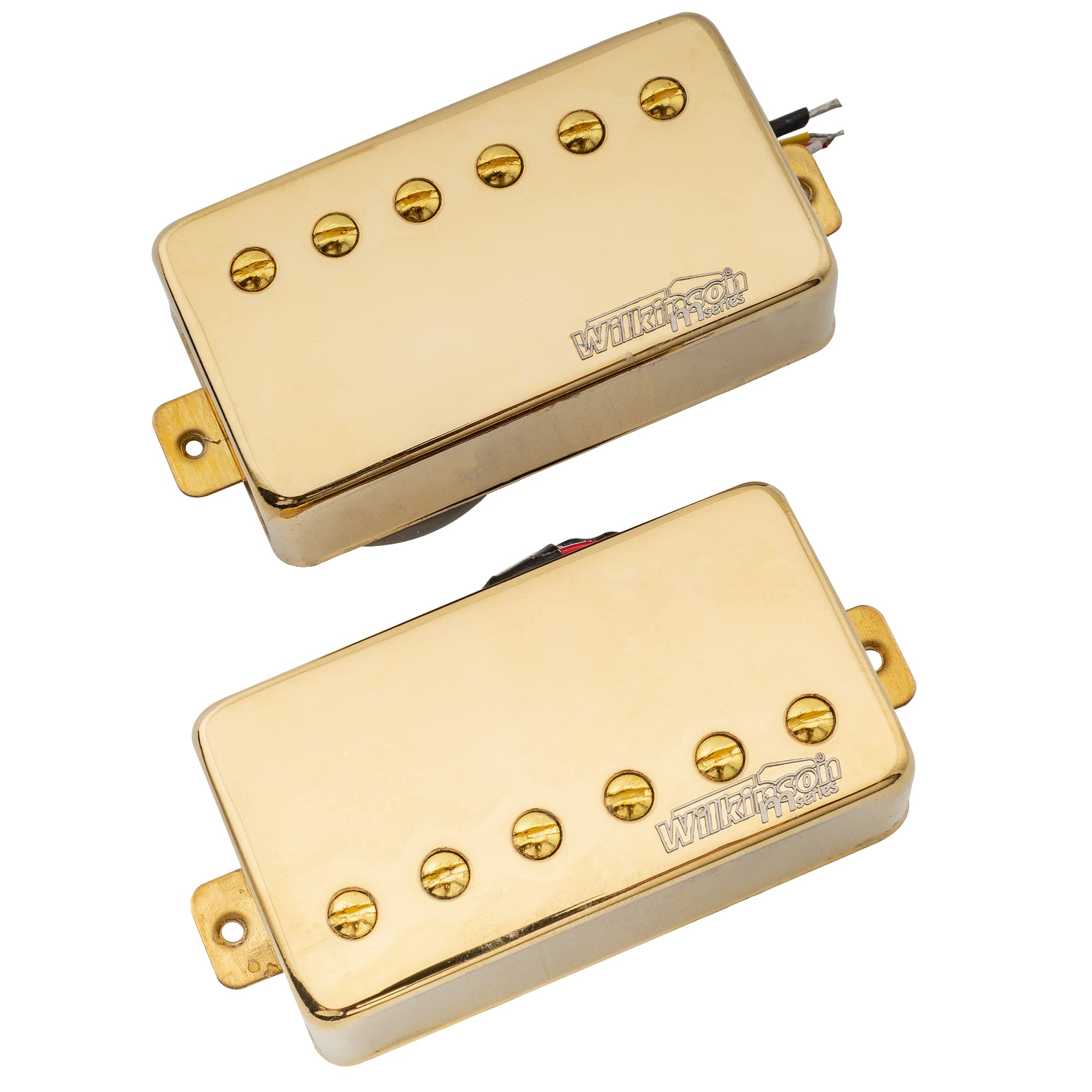Wilkinson M Series Vintage Tone Alnico 5 Covered Humbucker Pickups Set Gold