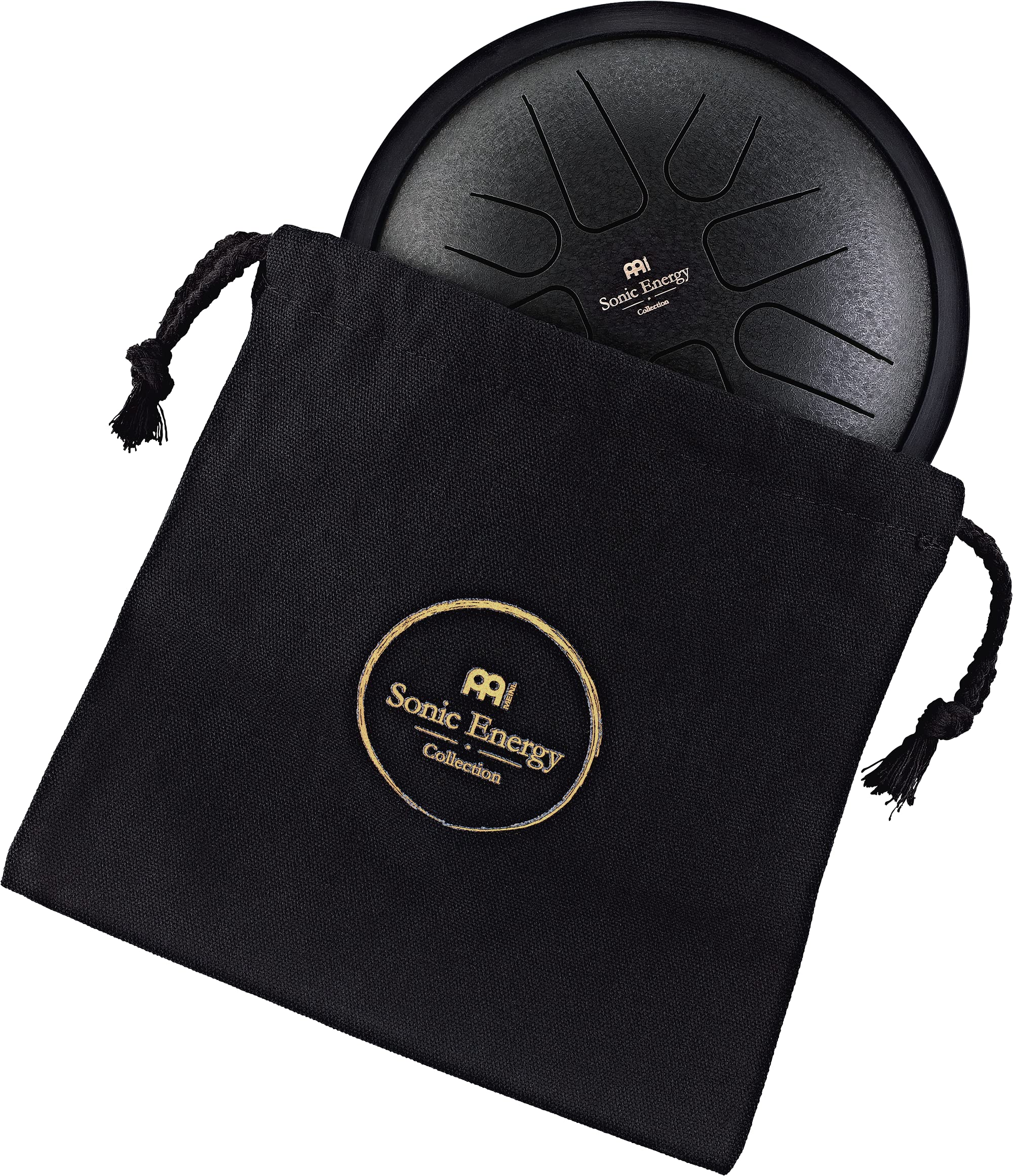 Meinl Sonic Energy Steel Tongue Drum 8 Notes 7″ with Mallets, Bag — Sound Healing Instrument for Musical Education, Meditation, ASMR, Yoga