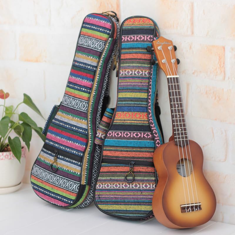 MUINS Ukulele Case,21 Soprano Ukelele Uke Bag soft and Thicker Pad