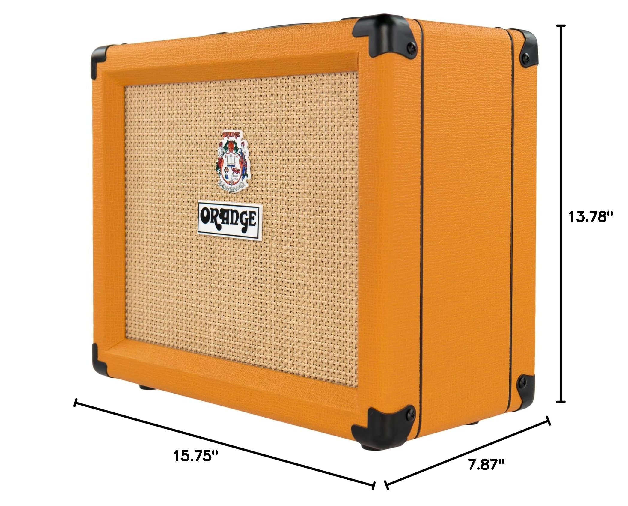 Orange Crush 20RT 20W 8″ 2-Channel Guitar Amplifier and Speaker Combo, Orange