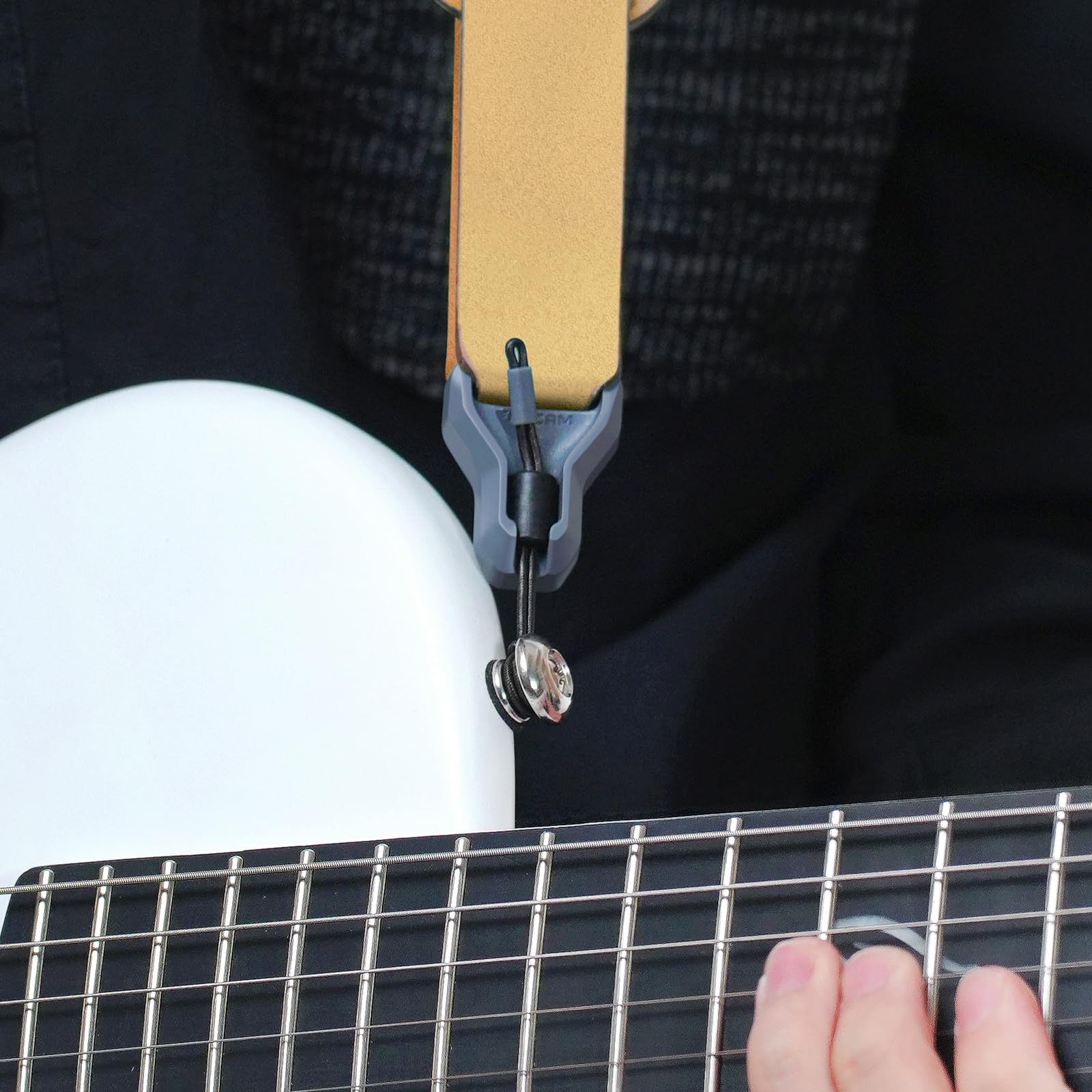 enya MS1 Magnetic Quick-Release Strap for Guitar, Bass and Ukulele, Yellow