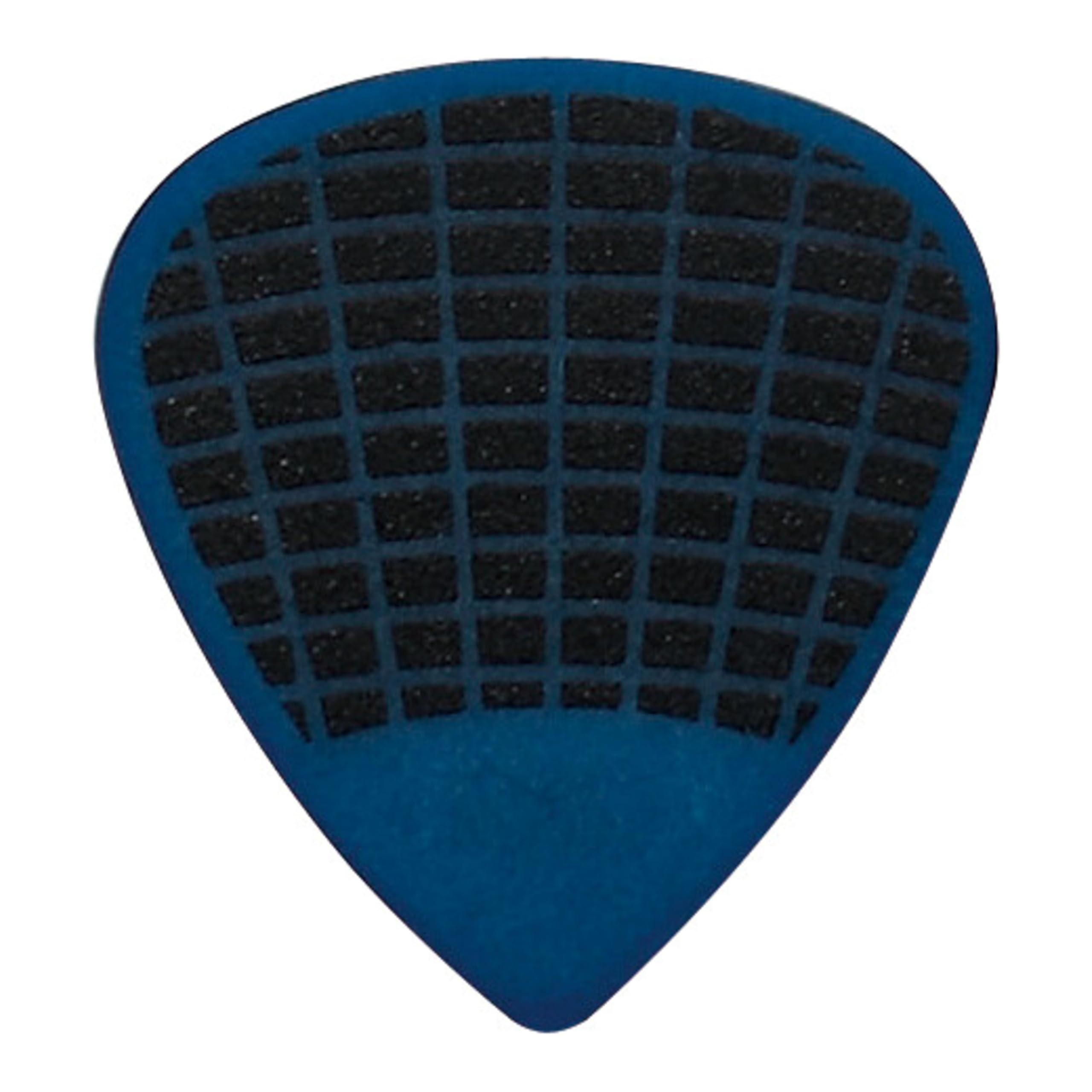 Ibanez PPA16MSGDB Grip Wizard Series, Sand Grip Picks 6 Pack 0.8mm, Dark Blue