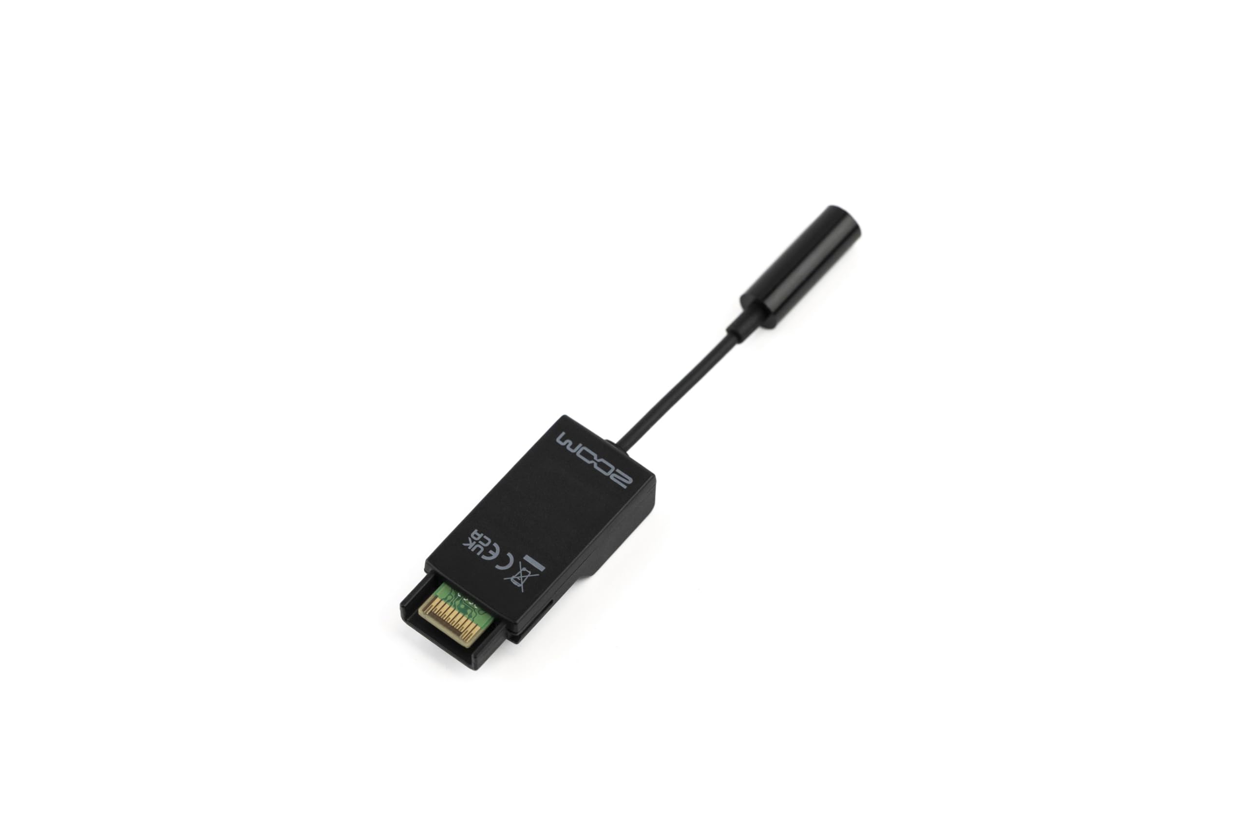 Zoom TCA-1 Timecode Adapter for Filmmakers, Compatible with H6studio, H5studio, H6essential, H4essential, H2essential & F3, Precision TCXO Generator with 3.5mm TRS I/O