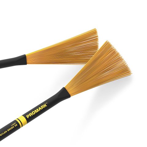 ProMark Light Nylon Brush 5B – Yellow – Jazz Brush – Wire Brush for Snare Drums – Nylon Drum Brush