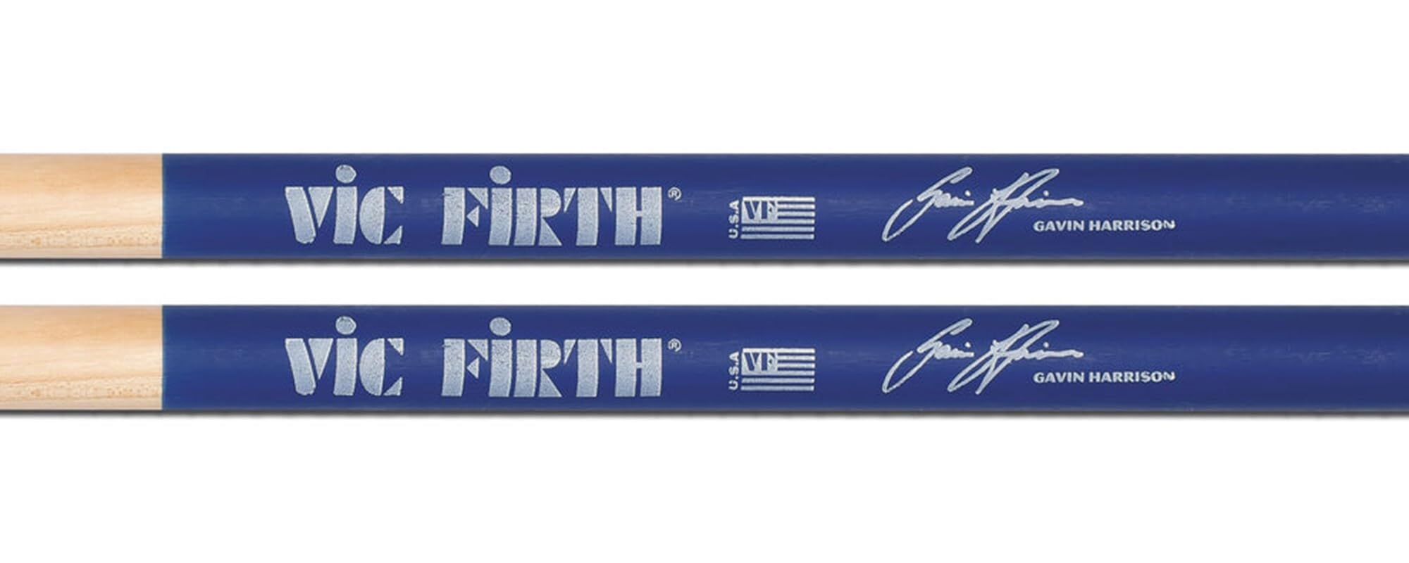 Vic Firth Signature Series Gavin Harrison Drumsticks – 3‑Pack Bundle with Austin Bazaar Polishing Cloth