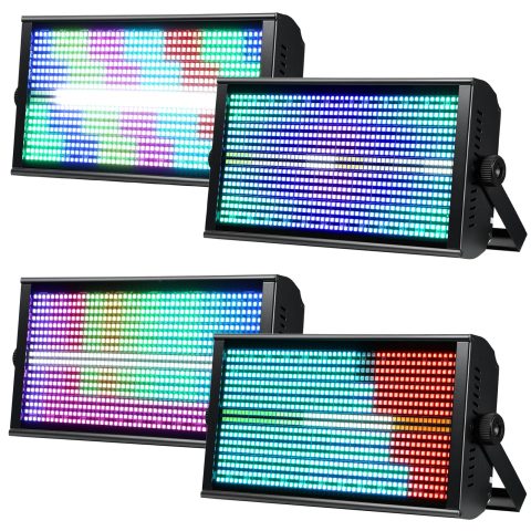 Betopper LF4808 260W Matrix Strobe Effect Light,RGBW Stage Light-4 Packs