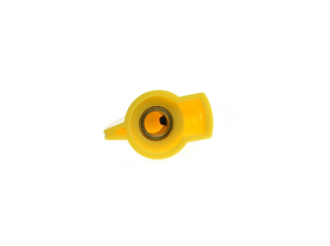 Dopro Pack of 12 Raised Vintage set screw Guitar AMP Chicken Head/Effect pointer Knob Yellow