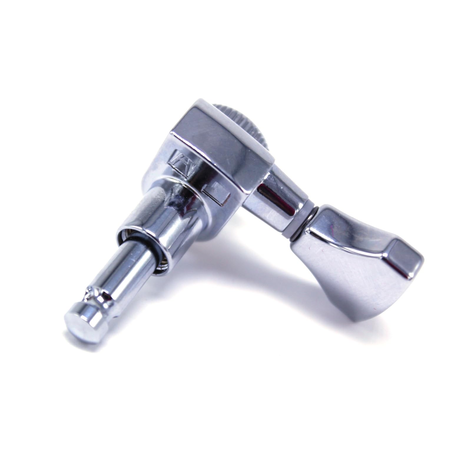 Hipshot 6GLO Grip-Lock Locking Guitar Tuning Machines 3+3 – Universal Mounting Plate UMP included – Chrome