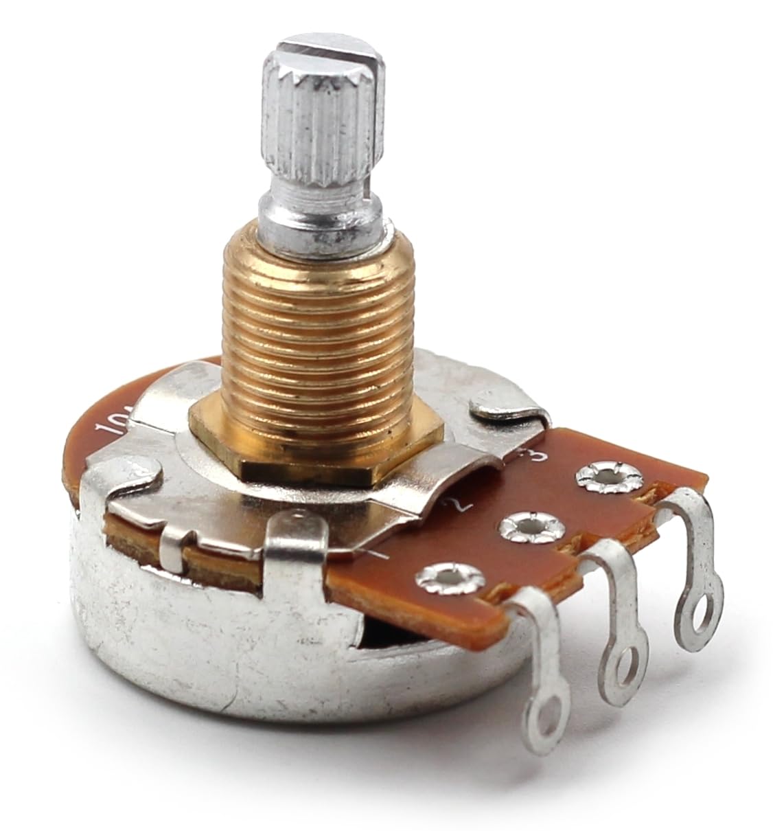Bourns 250k Potentiometer – Short Split Shaft, Audio Taper, Low Friction Guitar Pot (3x)