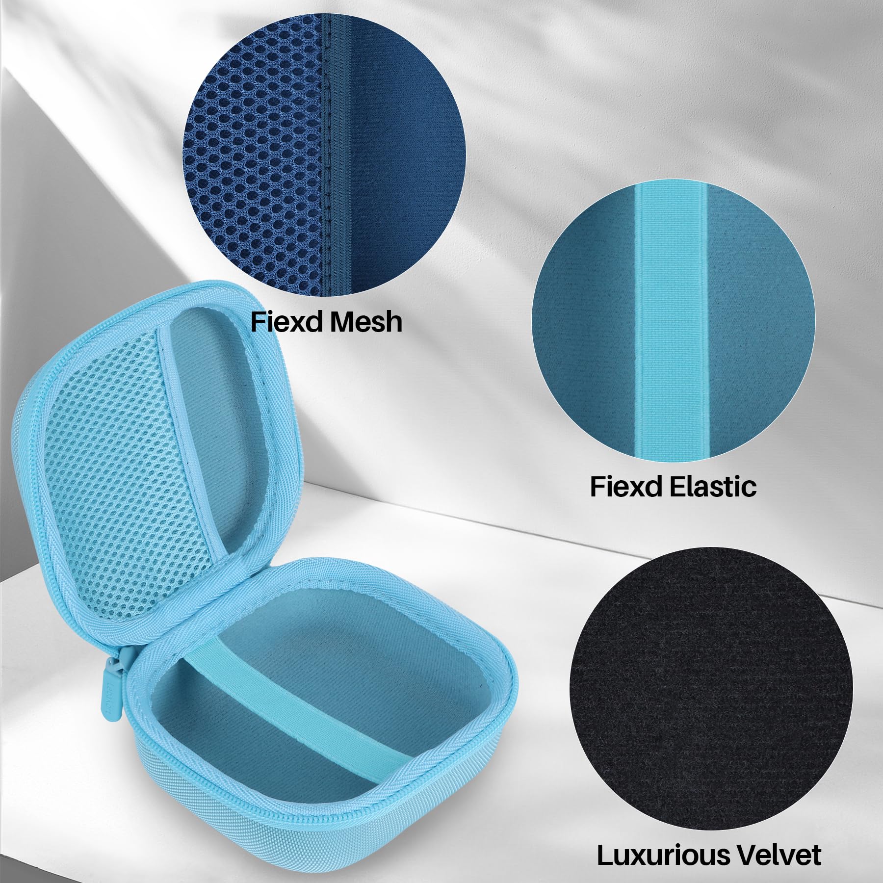 Lebakort Storage Case Compatible with Bose New SoundLink Micro 2nd Gen Speaker (Light Blue Case)