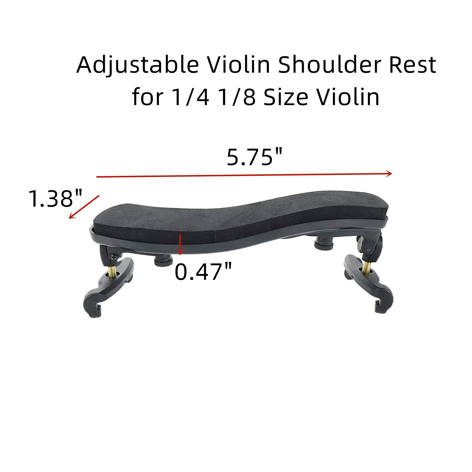 Dahszhi Violin Shoulder Rest for 1/4 1/8 Size Universal Violin Parts