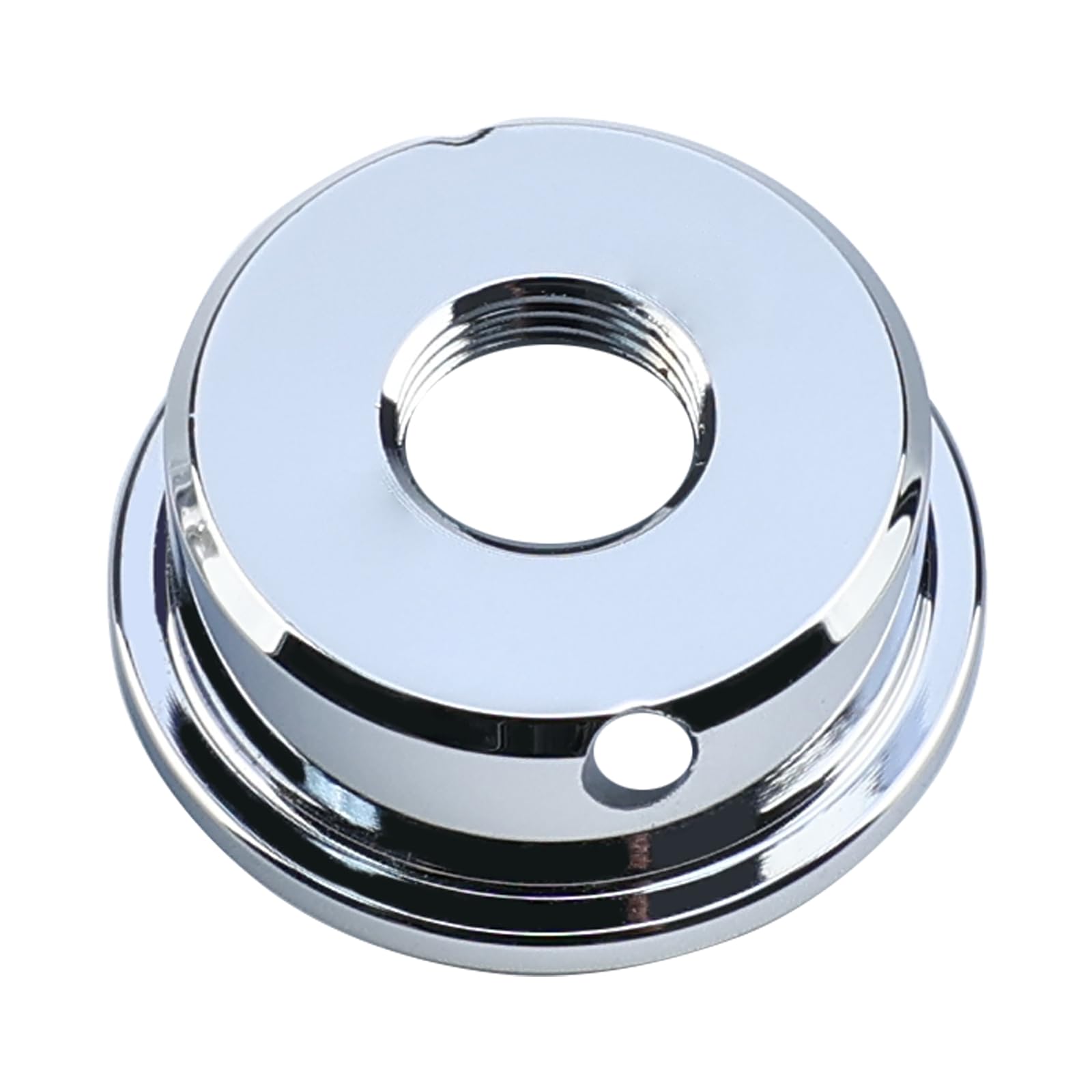 OVSAL Electric Guitar Jack Plate Zinc Alloy Metric Thread Input Jackplate Electrosocket Output Jack Plate Compatible with Fender Telecaster Tele Style Electric Guitar Replacement Parts Chrome