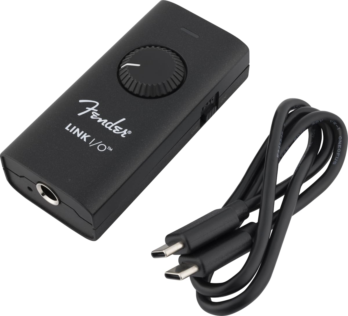 Fender 2313000000 Link I/O Portable USB-C Audio Interface, Fits in Your Pocket, Provides Pristine, Bi-directional Audio over USB connection