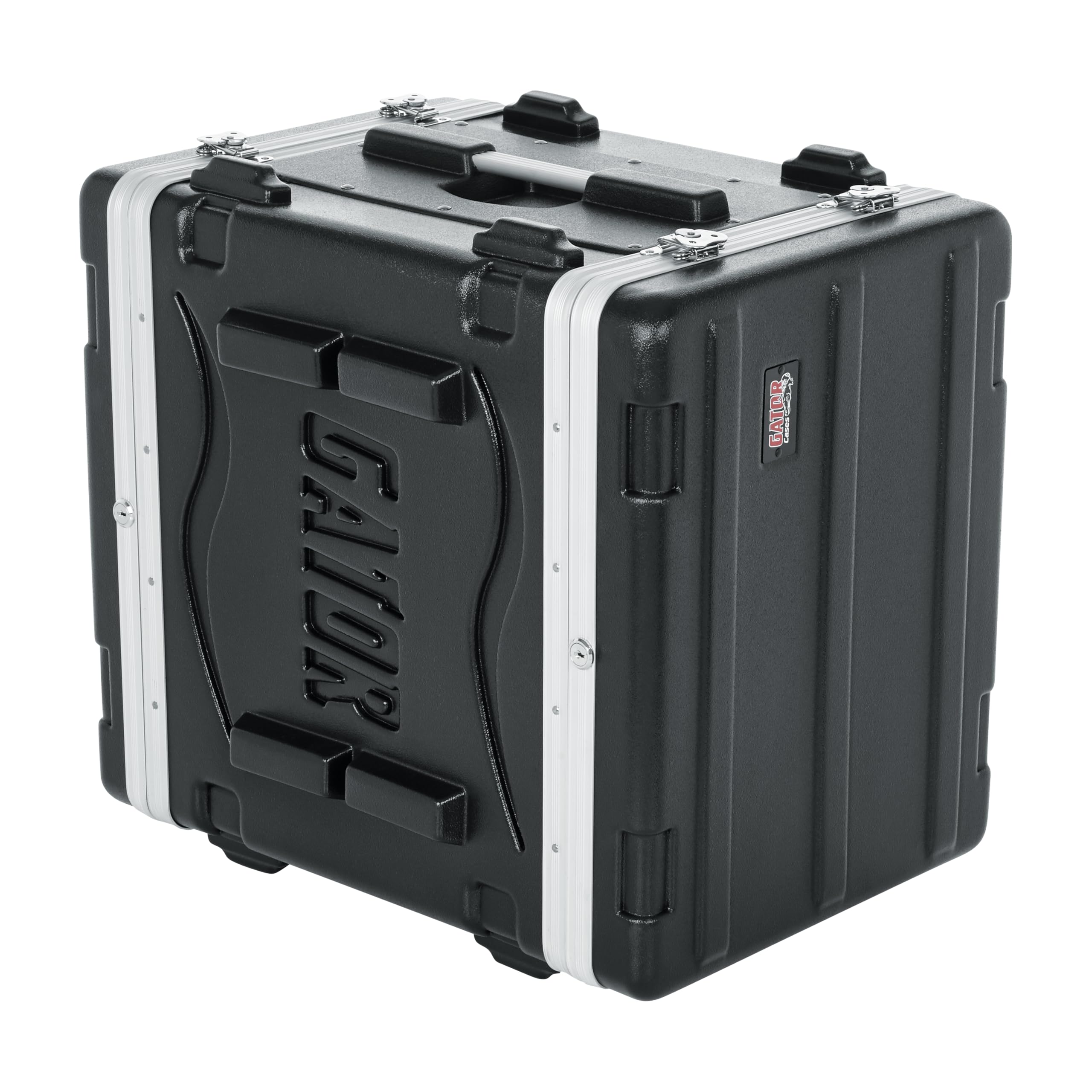 Gator Cases Lightweight Molded 8U Rack Case with Heavy Duty Latches; Standard 19.25″ depth, 8U (GR-8L)