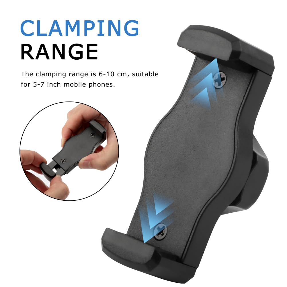 Mic Stand Phone Holder,11.81″ Long Flexible Gooseneck Arm