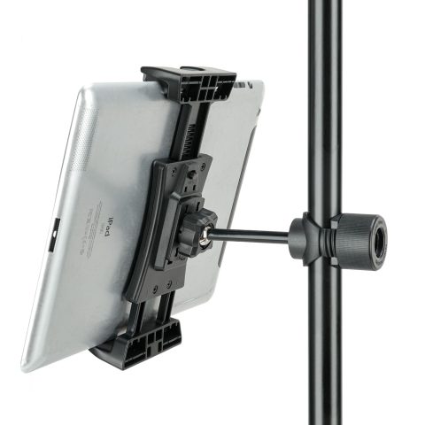 koolehaoda Tablet Mount Holder for Mic Stand, Adjustable 4.7″-12.9″
