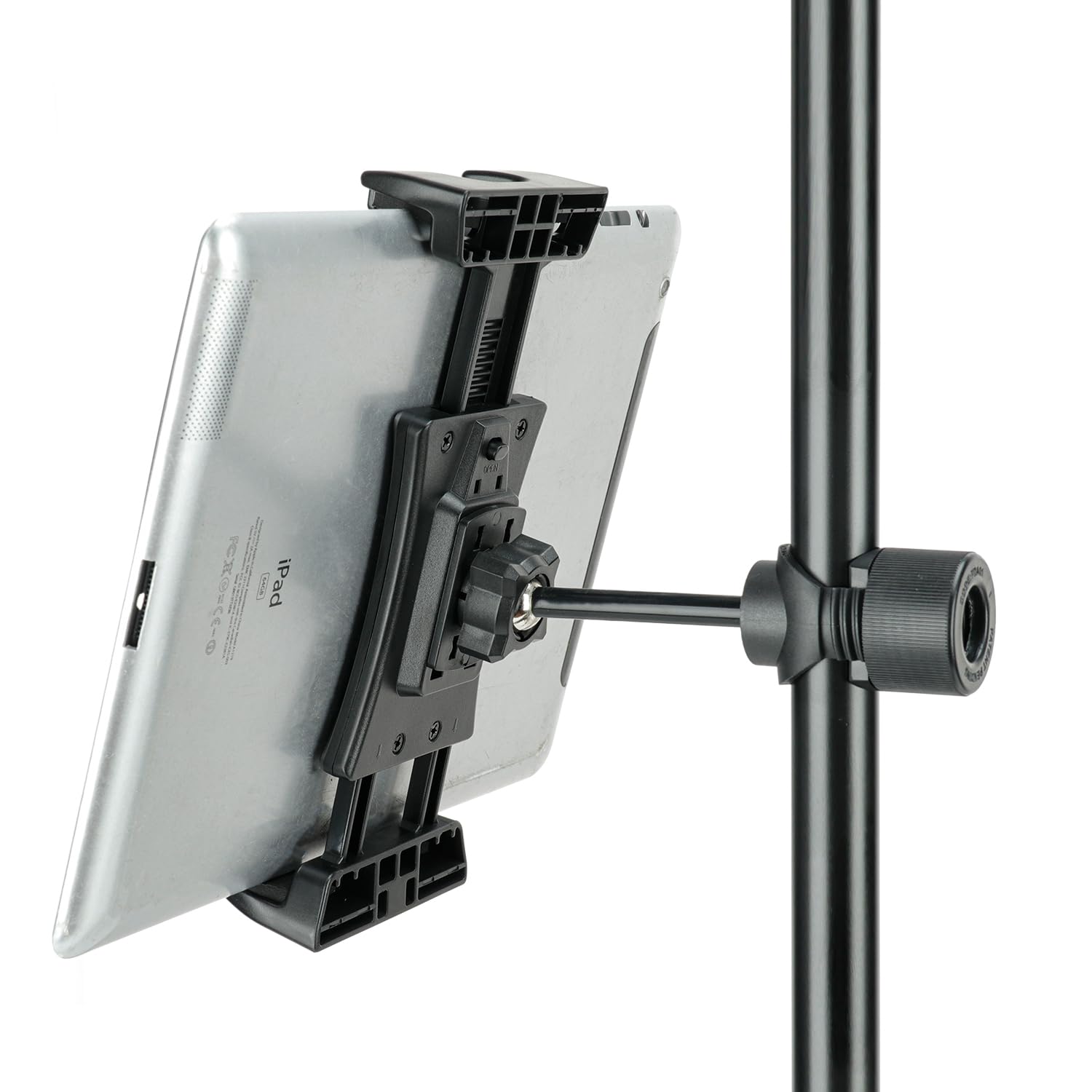 koolehaoda Tablet Mount Holder for Mic Stand, Adjustable 4.7″-12.9″