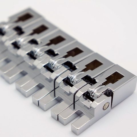 Floyd Rose Special Series Bridge Saddle Sets – Satin Chrome