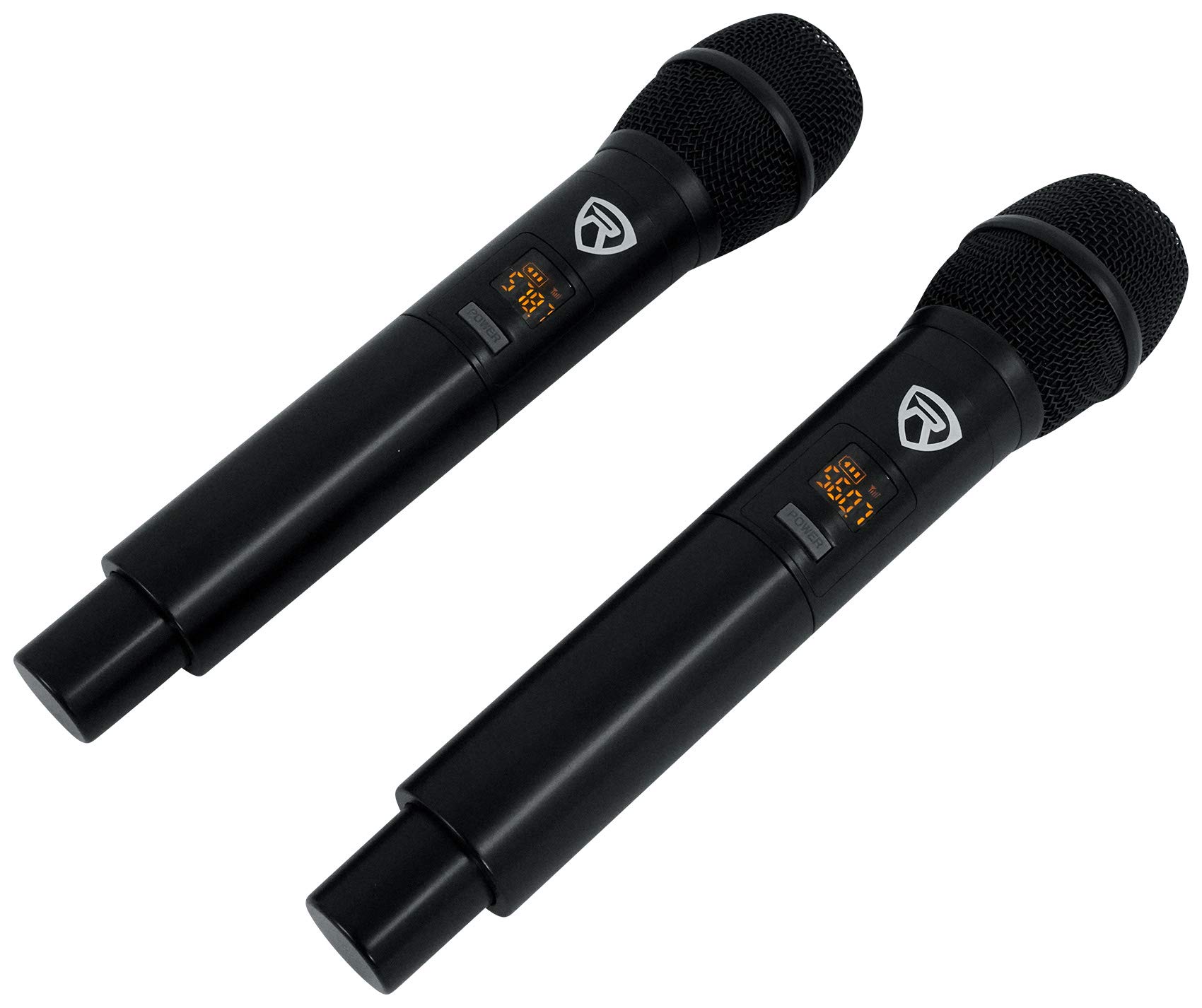 Rockville RKI65BT Dual UHF Bluetooth Wireless Microphone Karaoke Interface