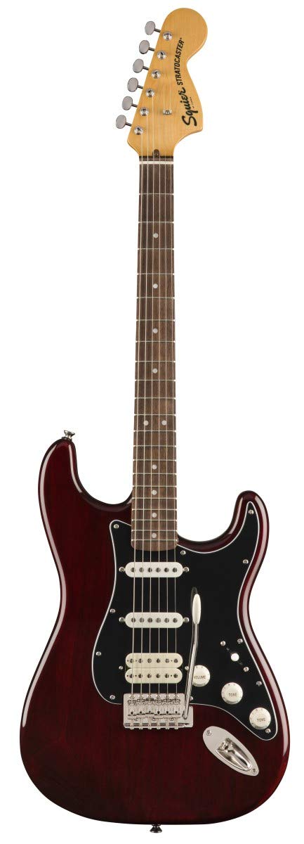 Fender 374024592 Squier Classic Vibe 70s Stratocaster Electric Guitar, with 2-Year Warranty, Walnut, Laurel Fingerboard