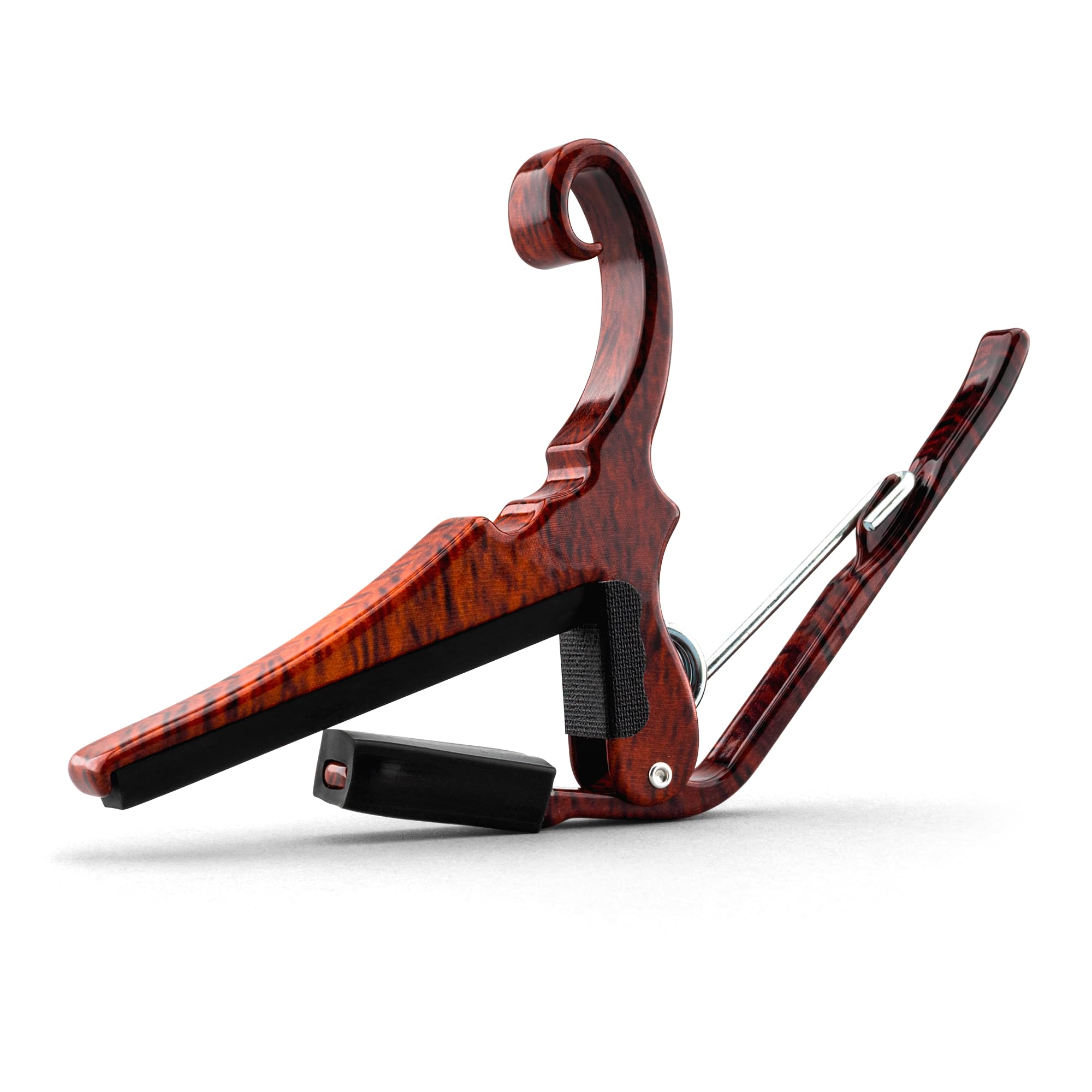 Kyser Musical Products Quick-Change Guitar Capo, KGCRWA, Rosewood – For Classical Guitars, Made in USA, Quality, Strong, Lightweight, Quick & Easy Key Changes, Innovative, Perfect Fit For Classicals