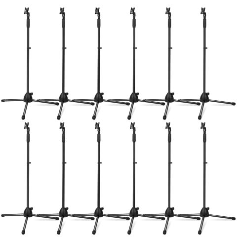 Xuhal 2 Pack Microphone Tripod Stand,Mic Clip
