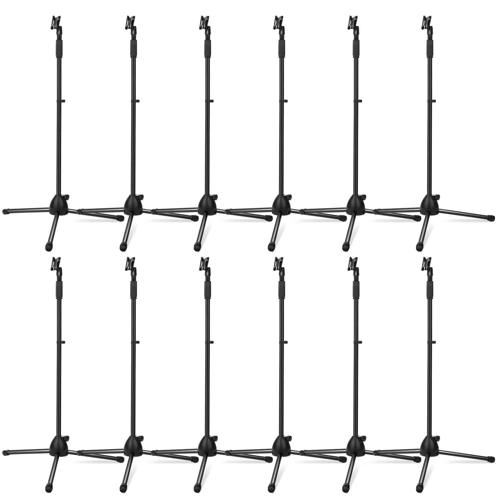 Xuhal 2 Pack Microphone Tripod Stand,Mic Clip