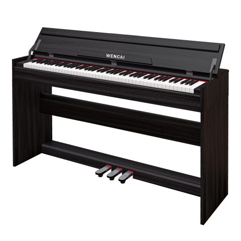 WENCAI Digital Piano 88 Key Full Size Keyboard for Beginners, Black