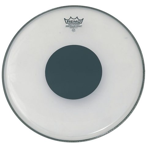 Remo Controlled Sound Clear Drum Head with Black Dot – 14 Inch