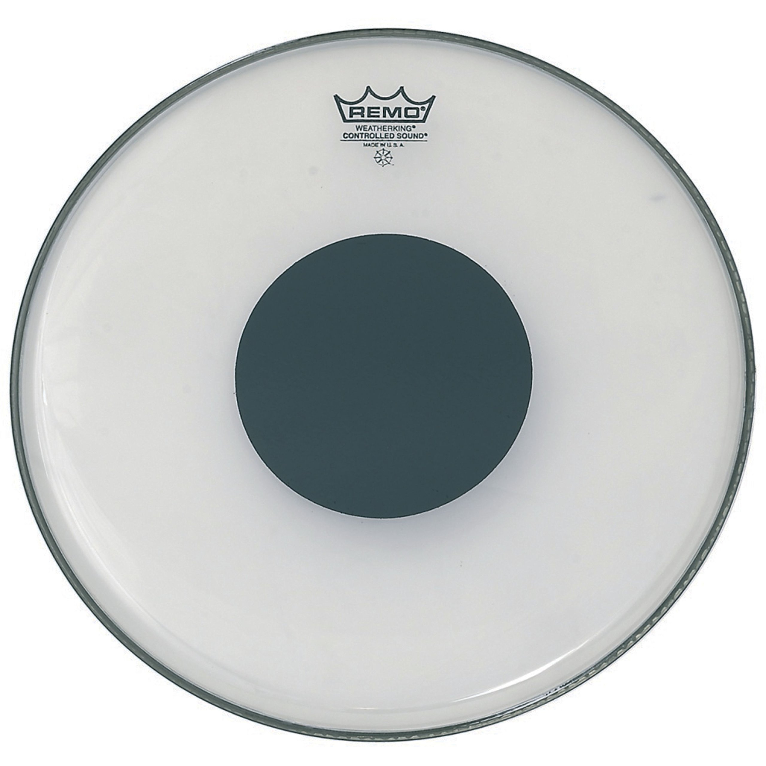 Remo Controlled Sound Clear Drum Head with Black Dot – 14 Inch