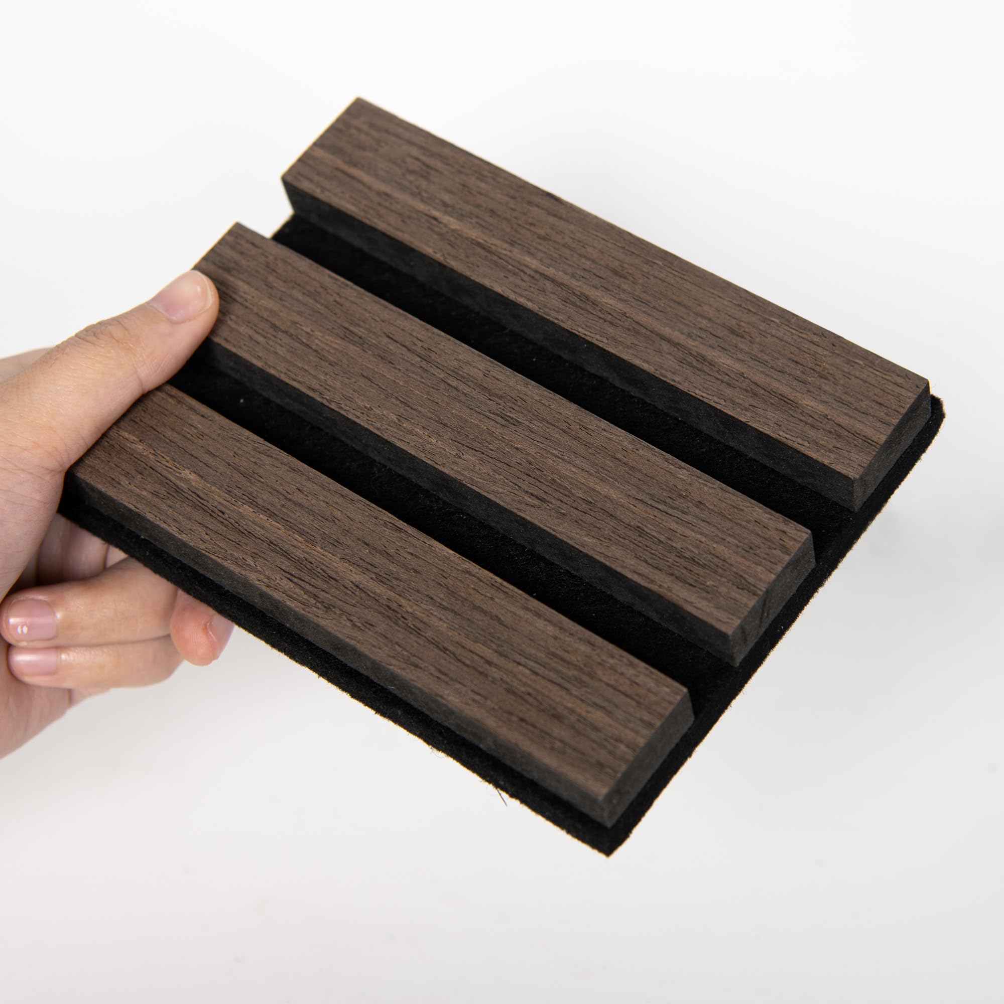 Sample Wood Salt Acoustic Wall Panels, Red Oak, Sample Pack