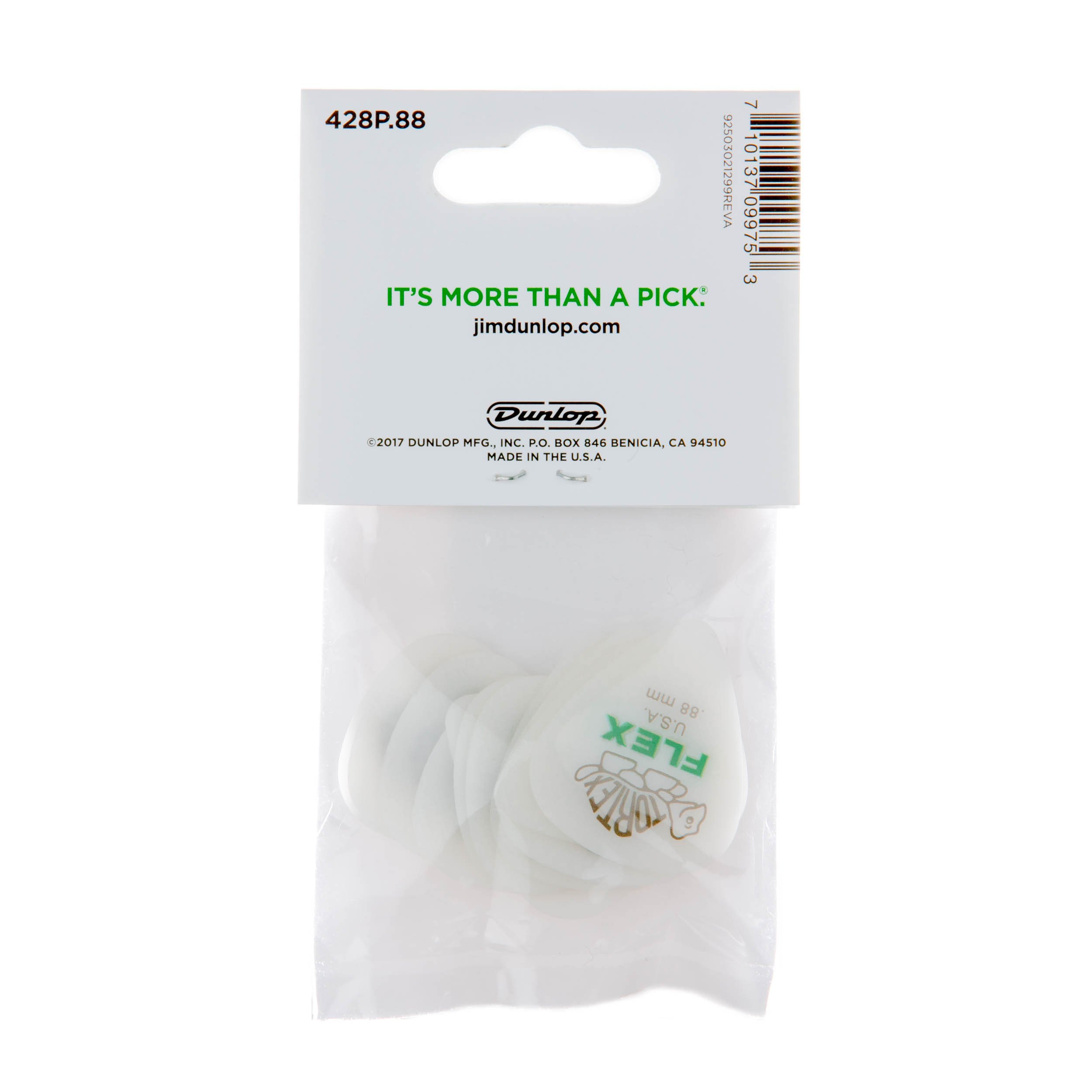 Jim Dunlop Tortex® Flex™ Standard Pick .88MM – 12 Pack