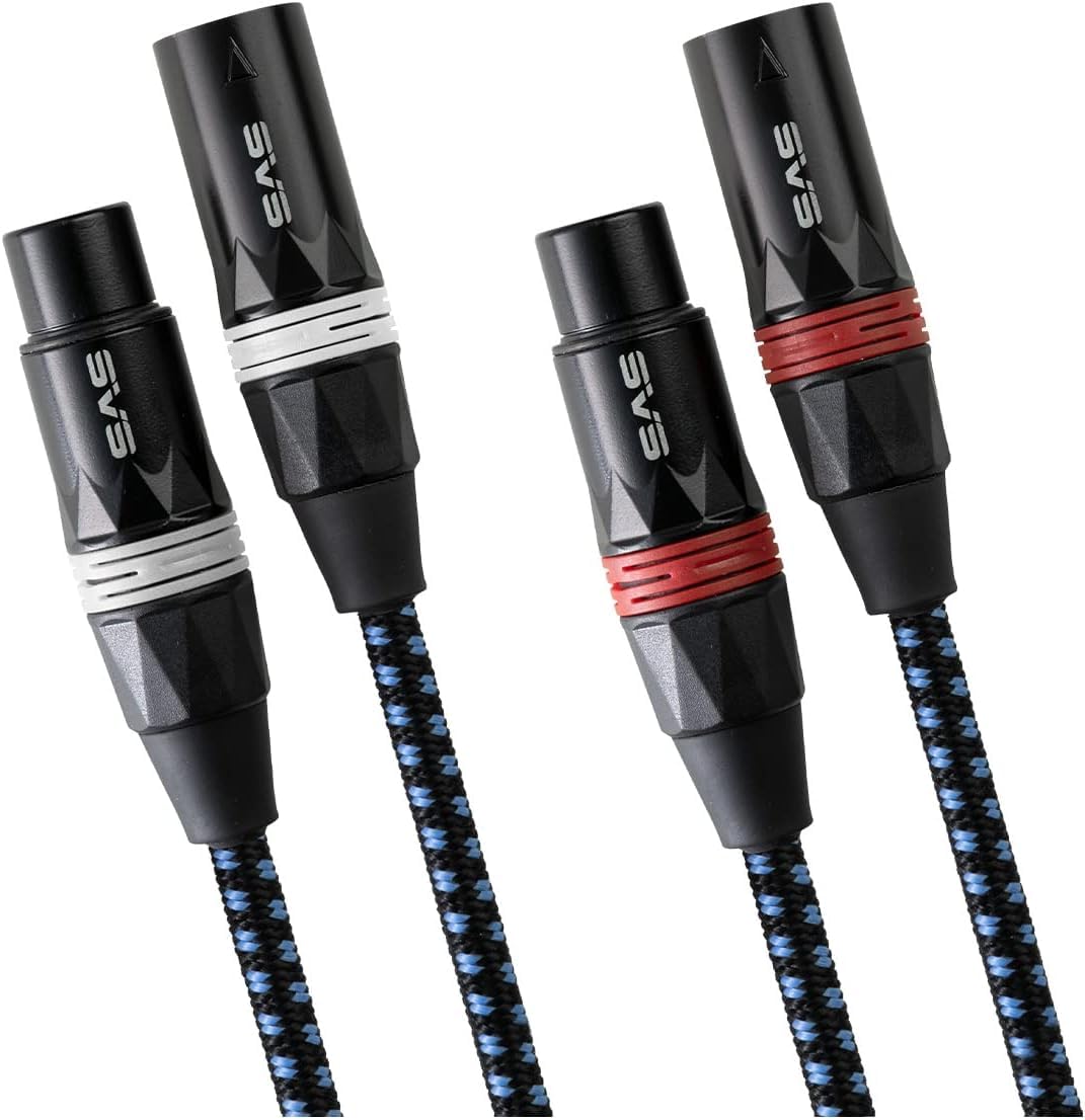 SVS SoundPath Balanced XLR Audio Cable – 3.28 ft. (1m) – Pair