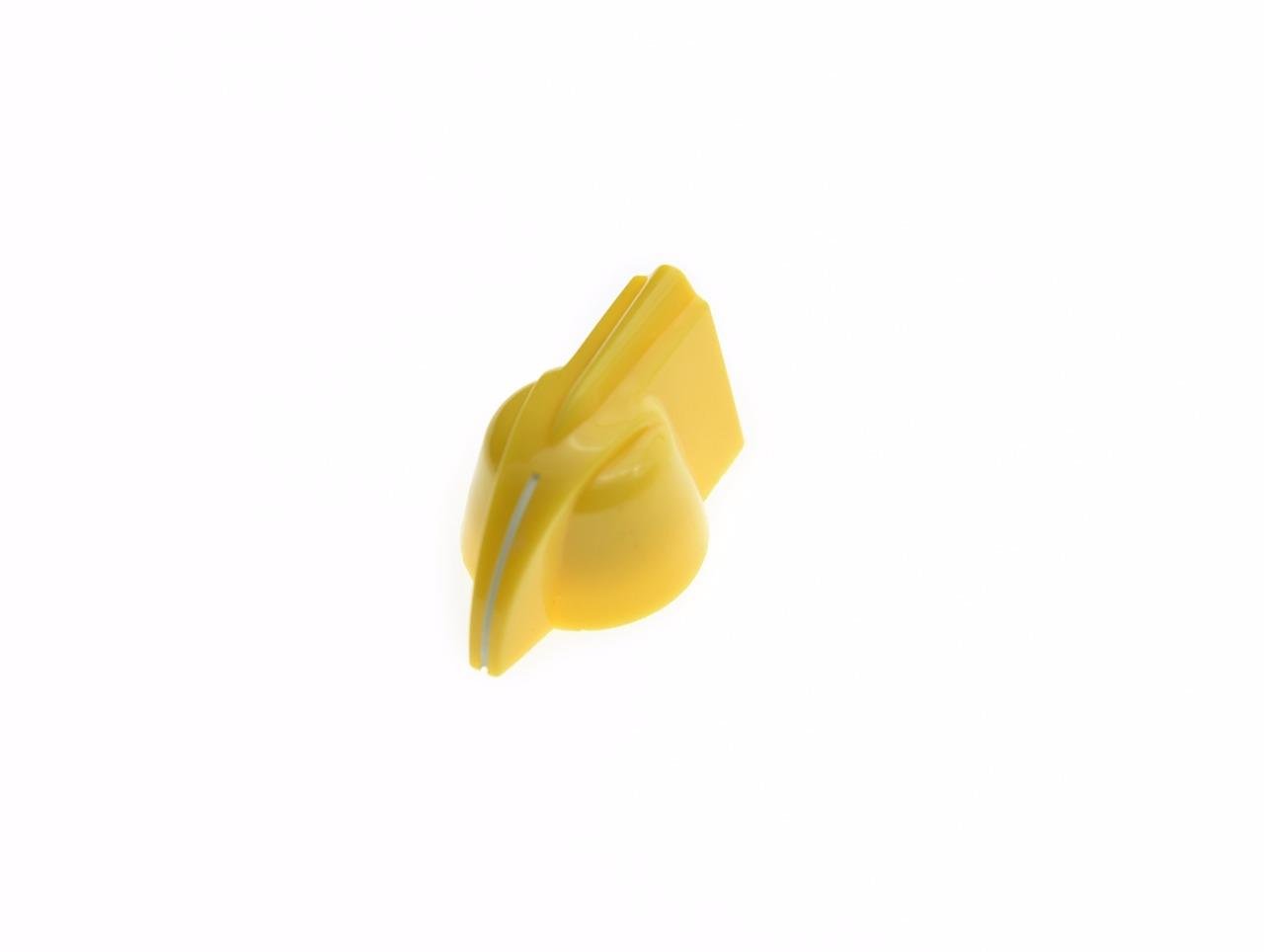 Dopro Pack of 12 Raised Vintage set screw Guitar AMP Chicken Head/Effect pointer Knob Yellow