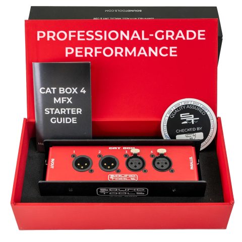 Sound Tools CAT Box MFX – 2 Male & 2 Female with Passive Analog Audio