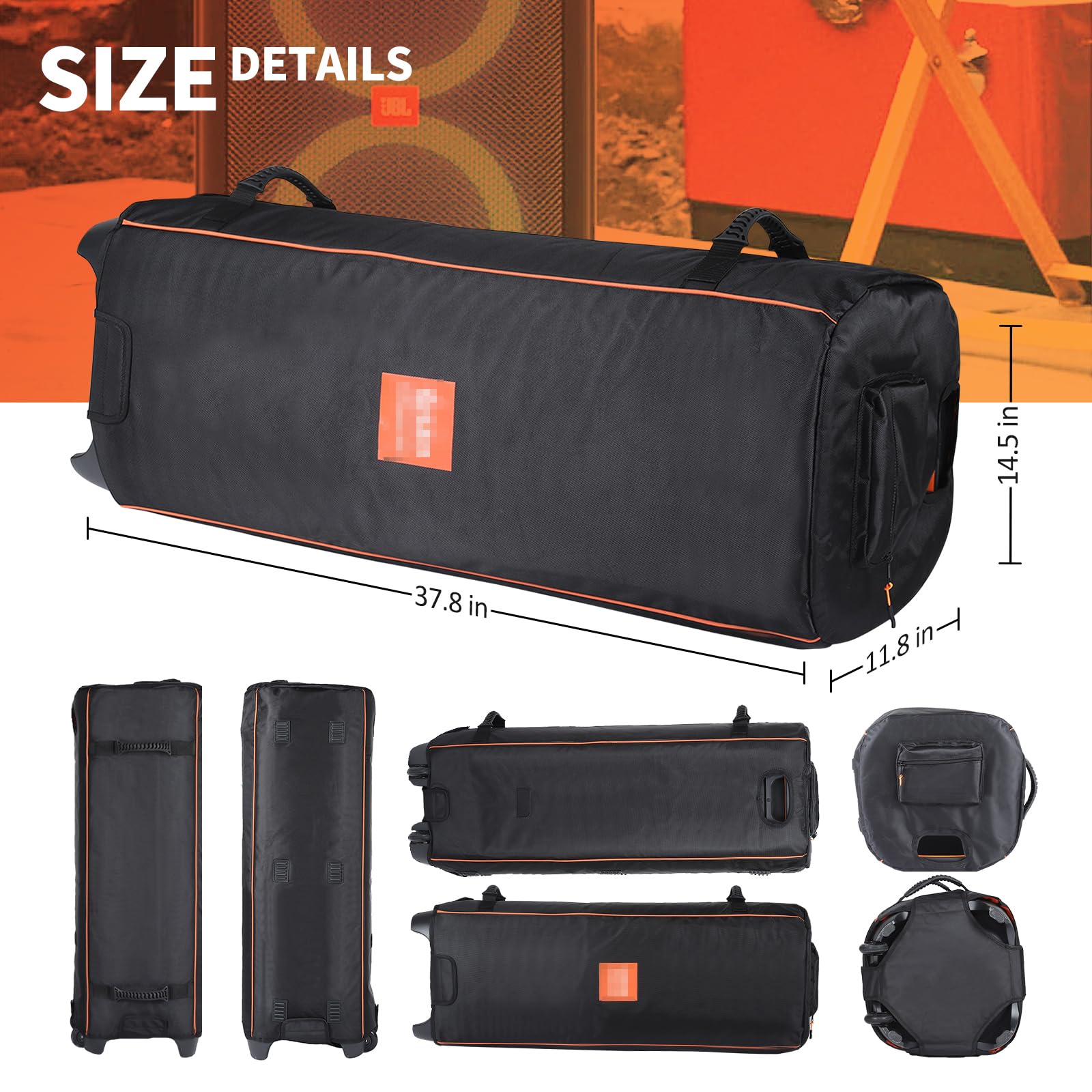OUKNAK Speaker Bag Travel Case Replacement for JBL Party Box Series, Portable Speaker Carry Tote Bag Backpack for JBL Speaker (For JBL partybox 310 camouflage)