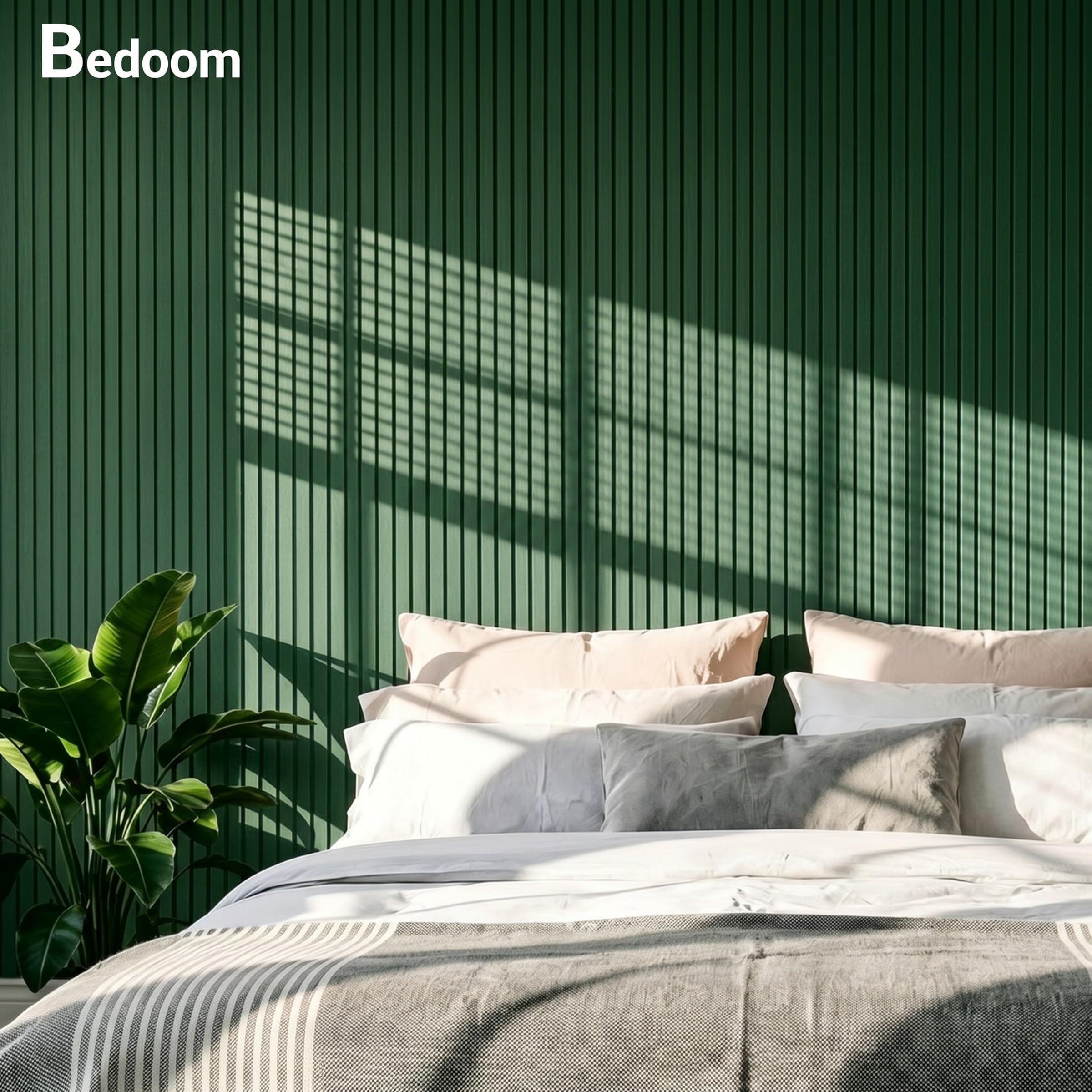 Waister Soundproof Wall Panels, 12‑Pack, 0.47 Inch Thick High Density-Green