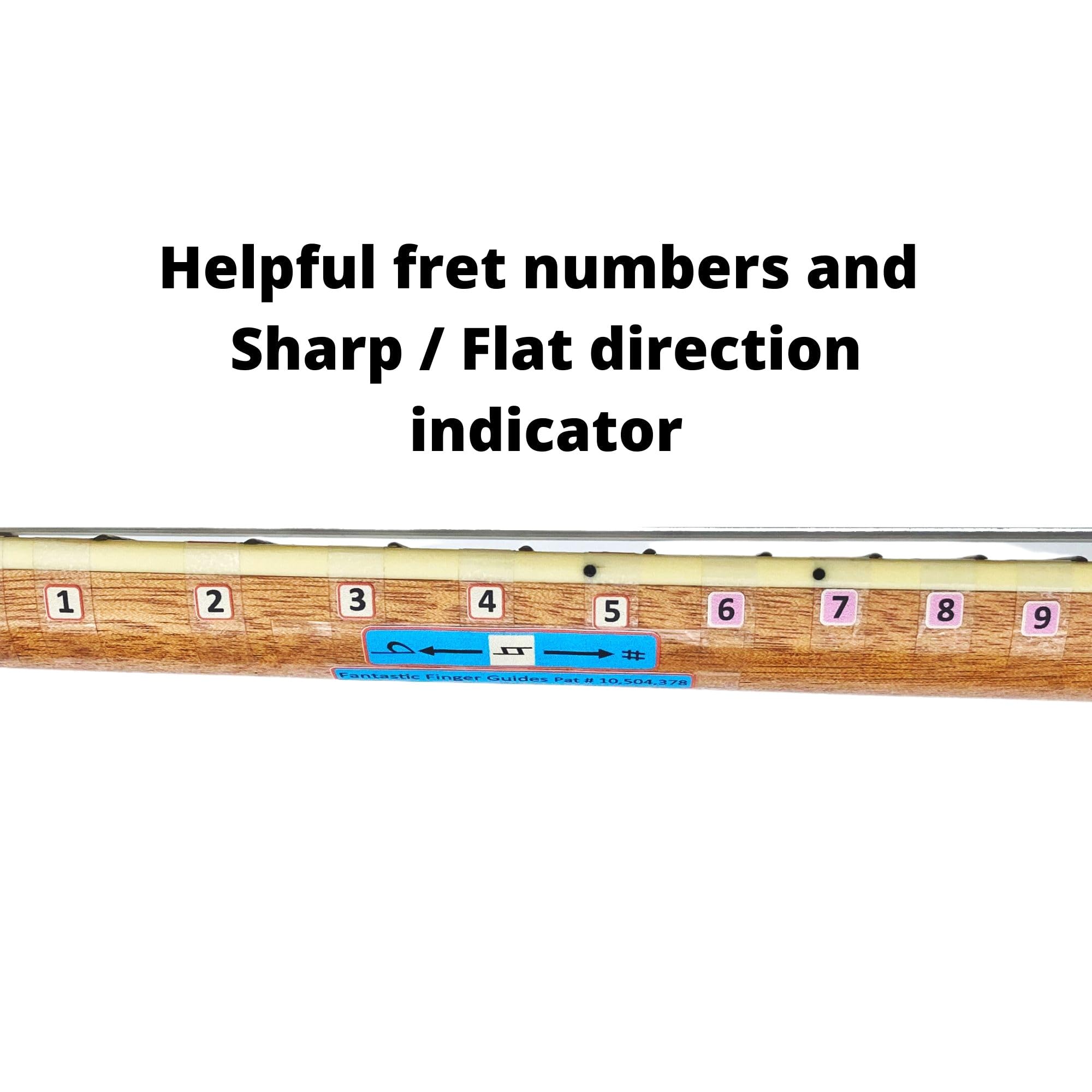 Fantastic Finger Guide for Baritone Ukulele | Fretboard & Fingerboard Stickers | Learn to Play Ukulele