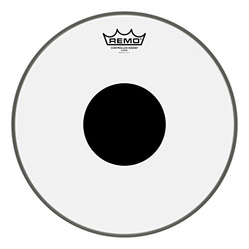 Remo Controlled Sound Clear Drum Head with Black Dot – 13 Inch