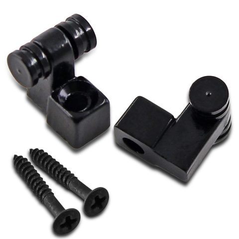 Jersvimc 2 Pcs Guitar Roller String Tree, Black, for Tele Start