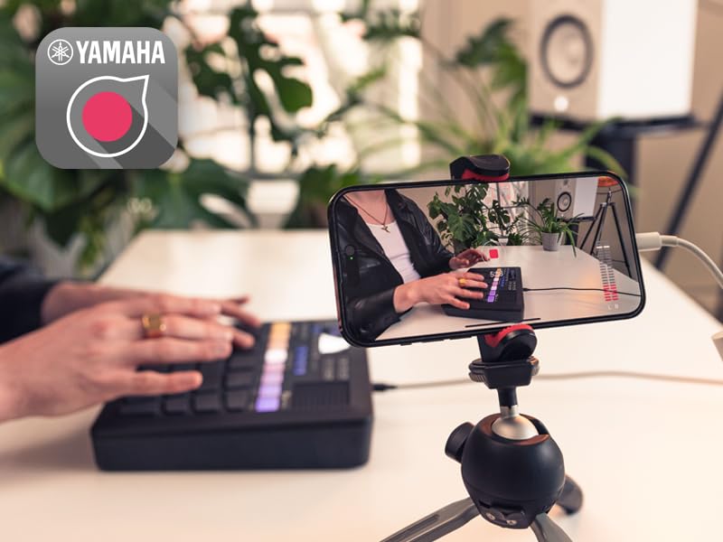 Yamaha FGDP-50 Finger Drum Pad ? Portable Electronic Drum Pad with Built-In Sounds, Speaker, USB MIDI, and Battery Power for On-the-Go Music Making