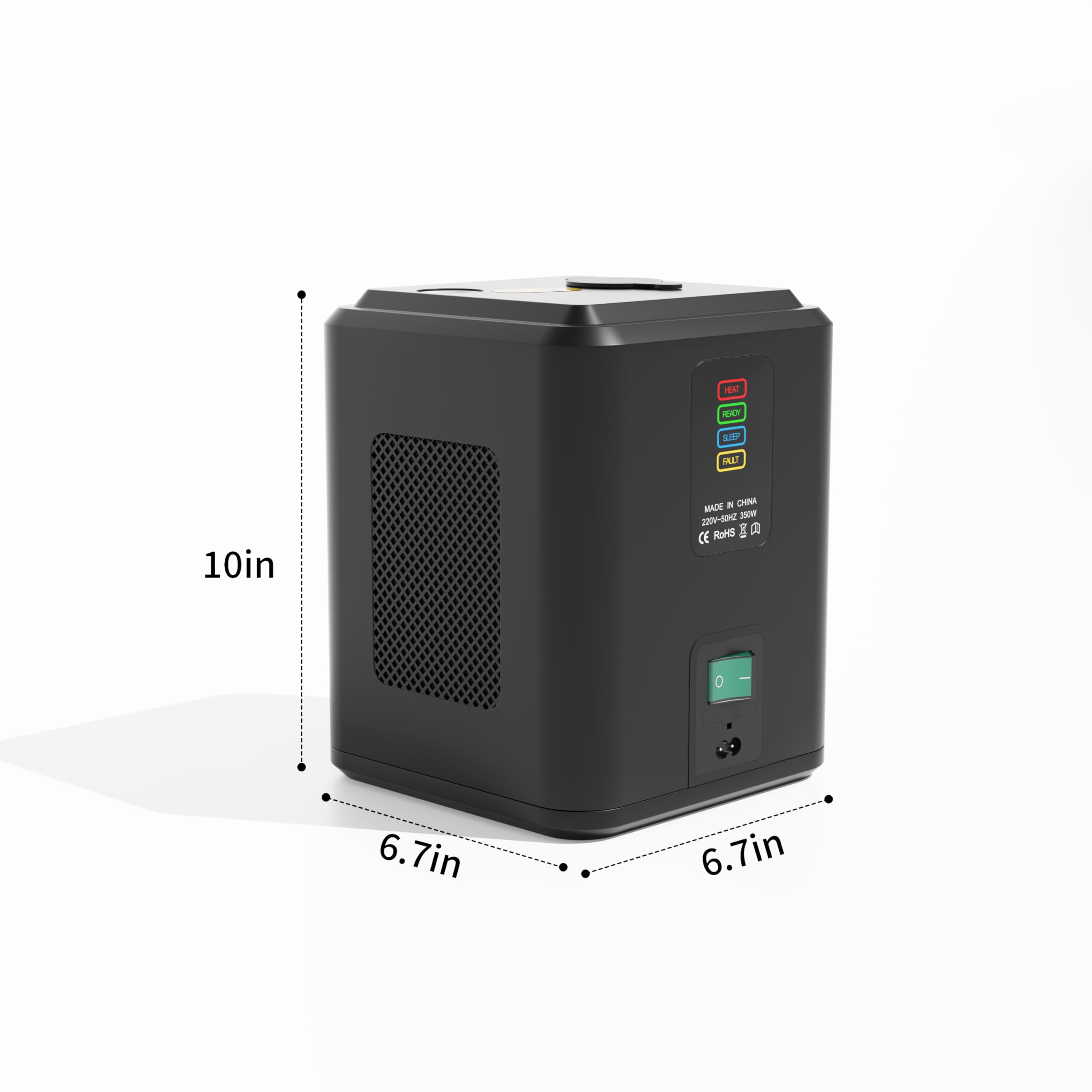 Mini Stage Light Machine,Electronic Stage Effect Light Device, Vertical Visual Lighting Machine with Remote Control, 6-10 ft Output, for Wedding Party Event Church DJ Show (Not Include Material)