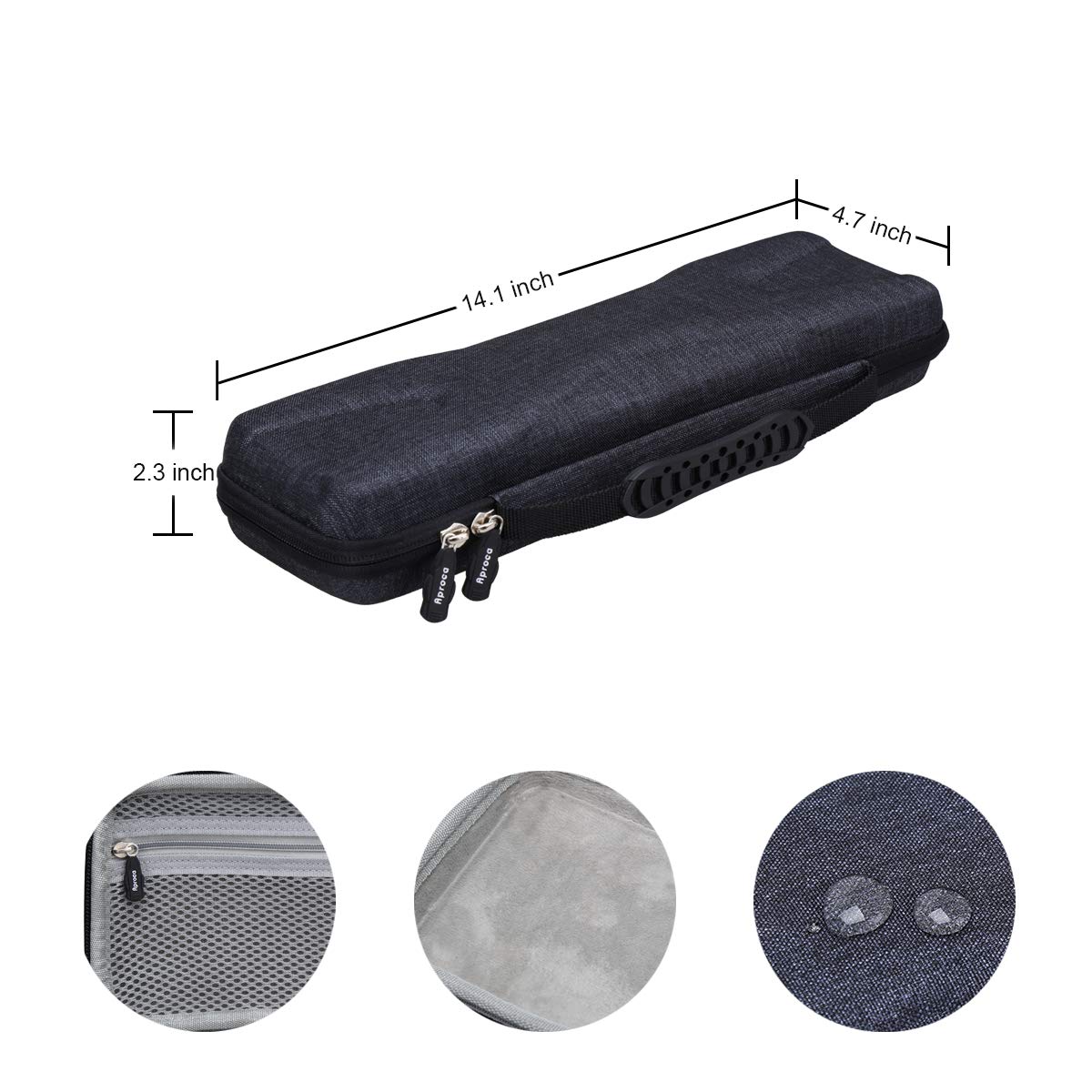 Aproca Hard Storage Travel Case, for Hercules DJControl Mix – Bluetooth Wireless DJ Controller