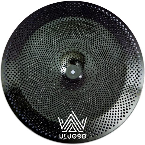 18 inches Low Volume China Cymbal for Quiet Practice (Black)